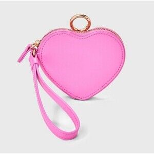 Pink Heart Wristlet Coin Purse Target A New Day